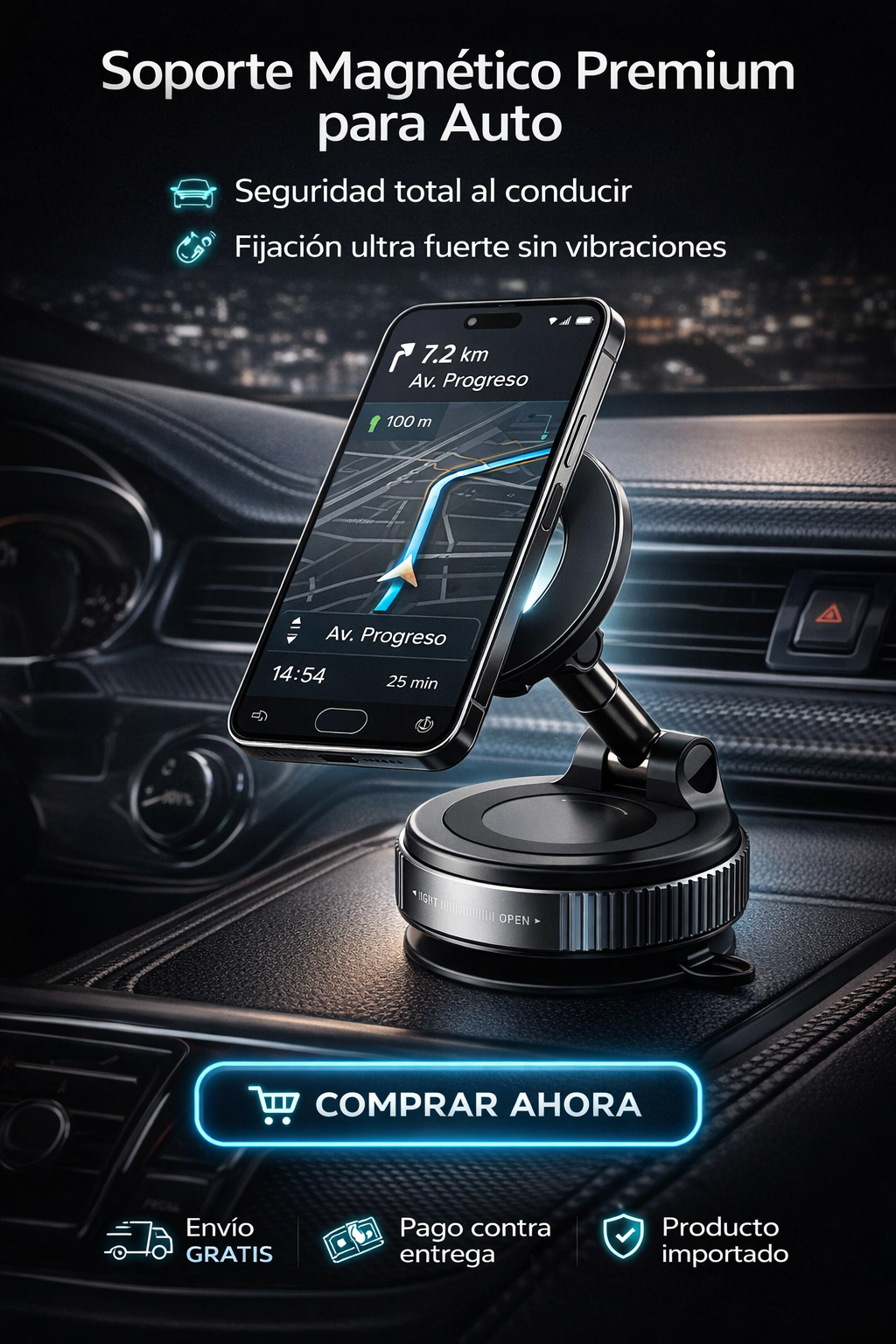 SOPORTE MAGNETICO PARA TELEFONO