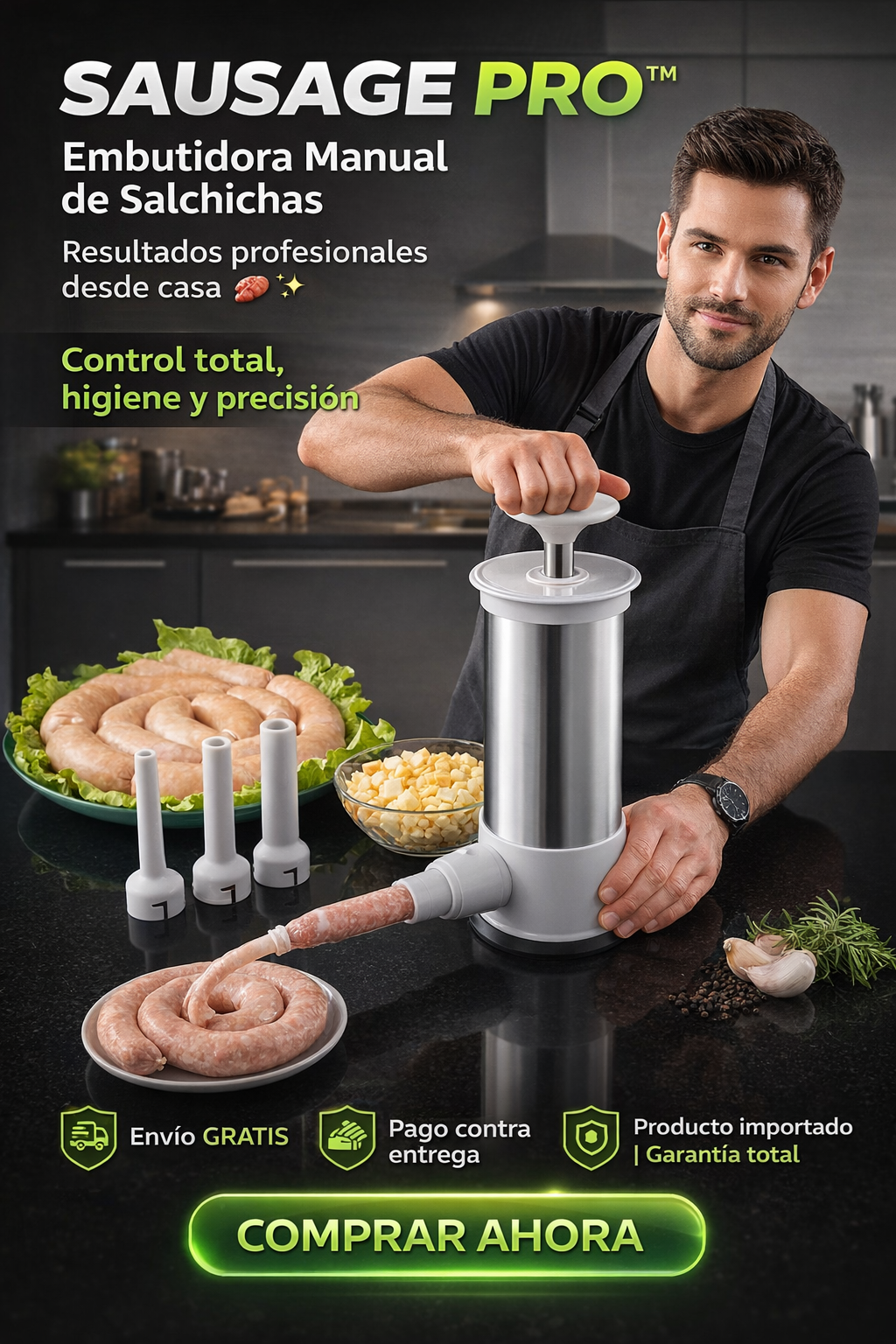 EMBUTIDORA DE SALCHICAS MANUAL