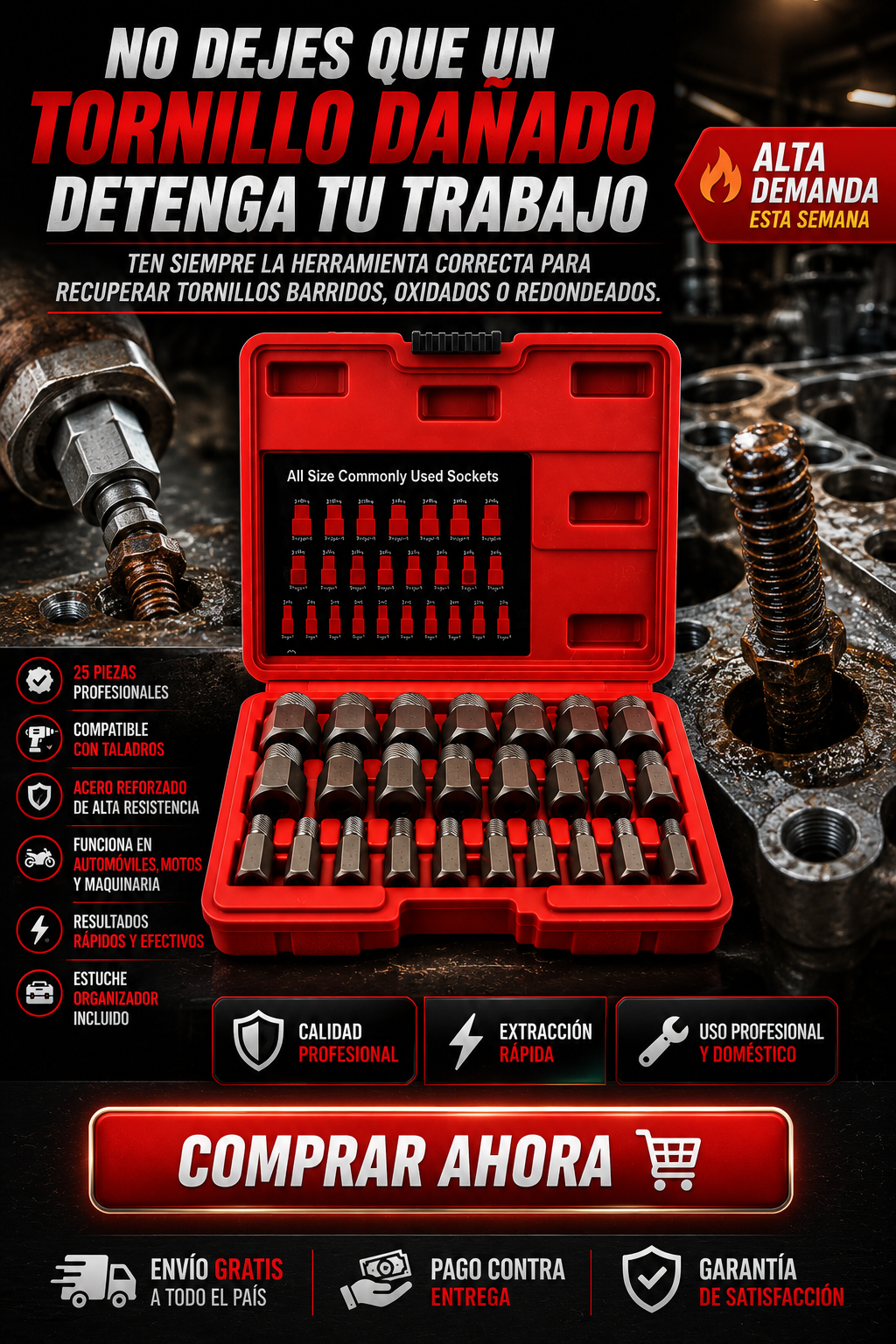 extractores de tornillos
