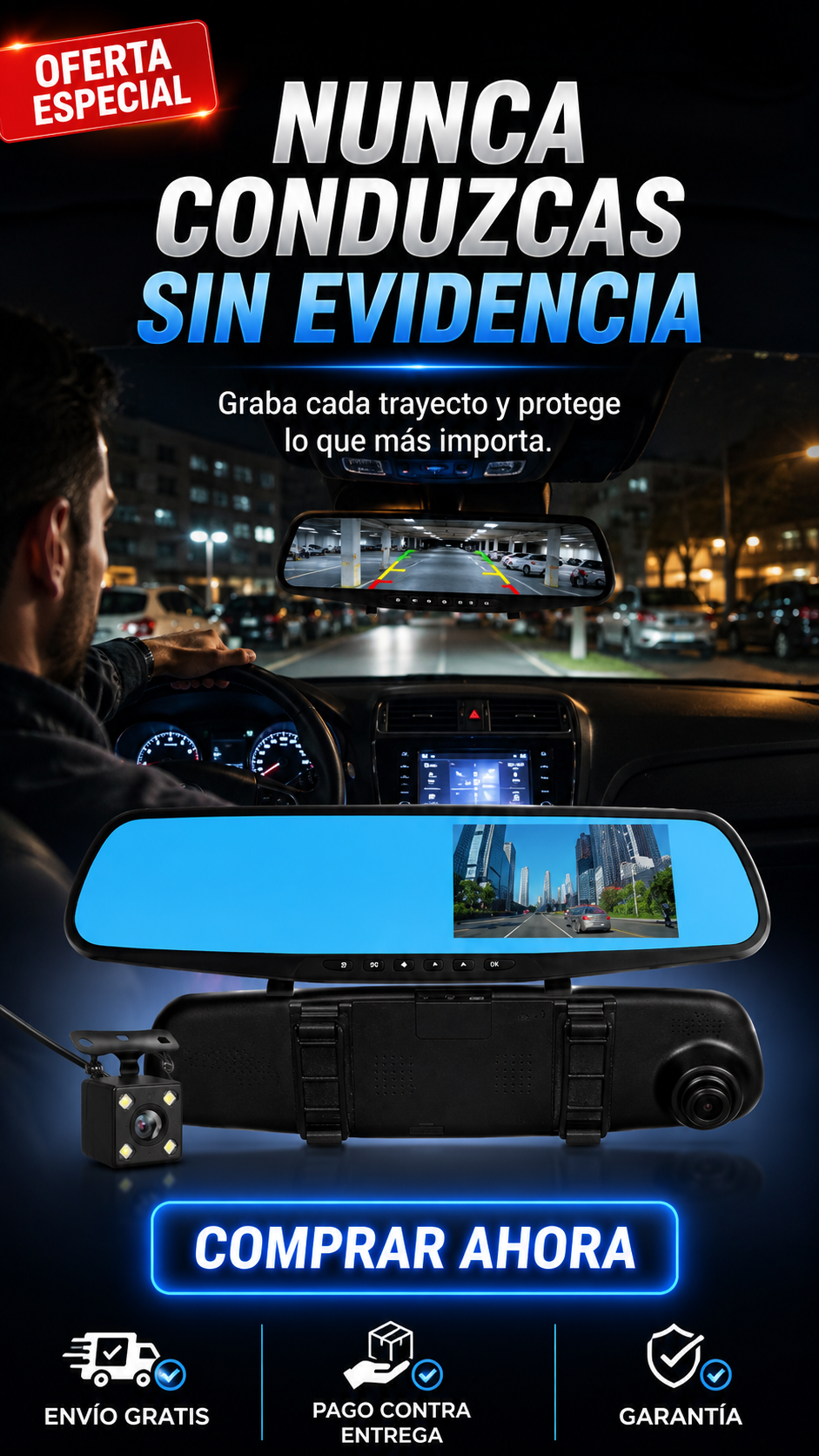 DriveGuard Mirror-Tu testigo silencioso en cada trayecto.