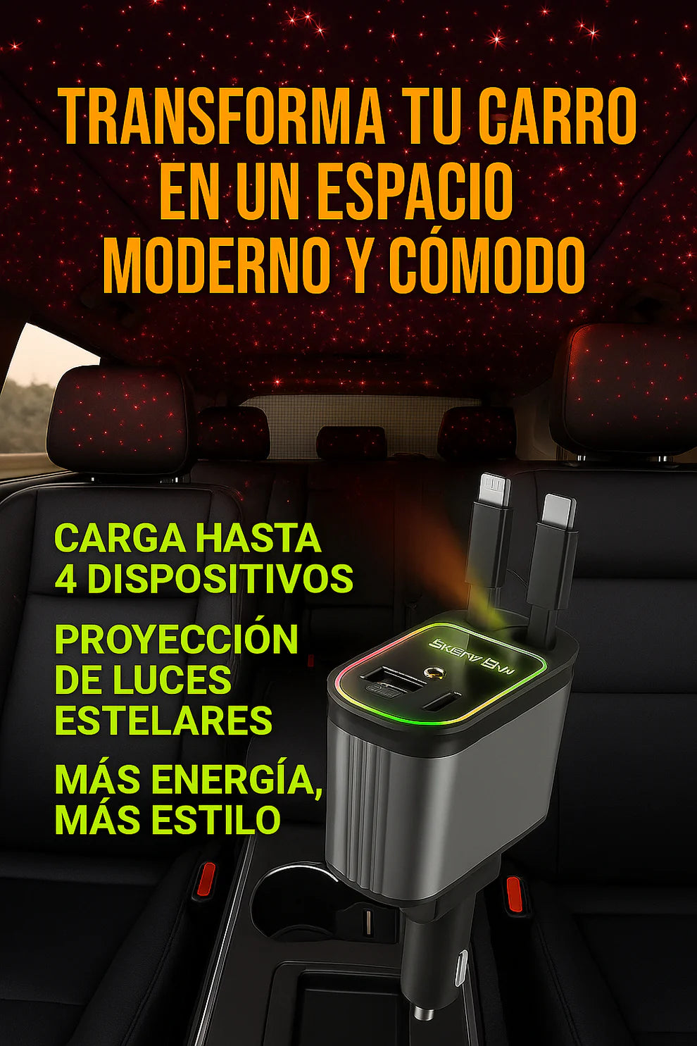CarGlow™ 5en1-Tecnología y diseño unidos para tu comodidad💫