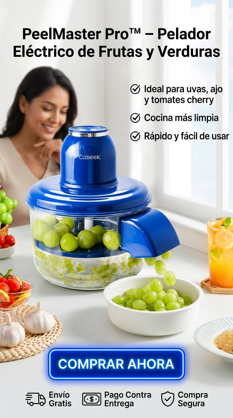 PeelMaster Pro™ – Pelador Eléctrico de Frutas y Verduras