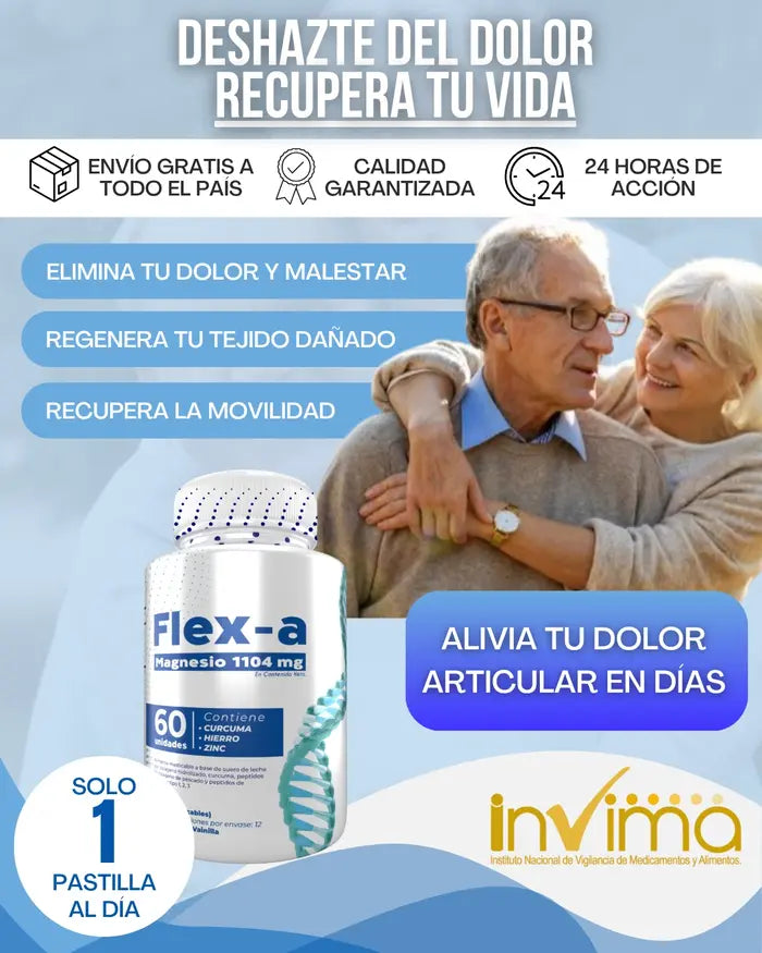 FLEX A-Refuerza tus huesos y articulaciones desde adentro💪