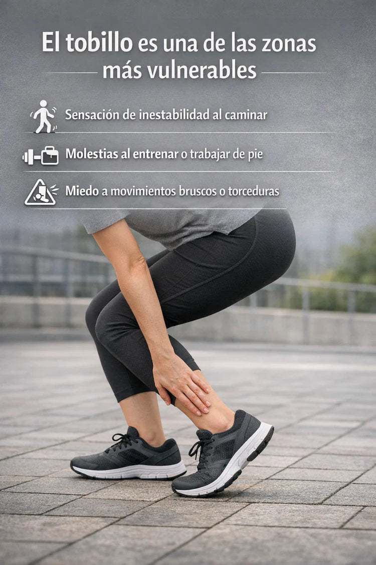 AnkleGuard Pro - Para personas que trabajan de pie muchas horas