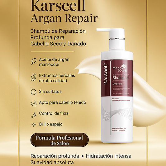 Karseell Argan Repair – Champú de Reparación Profunda con Aceite de Argán