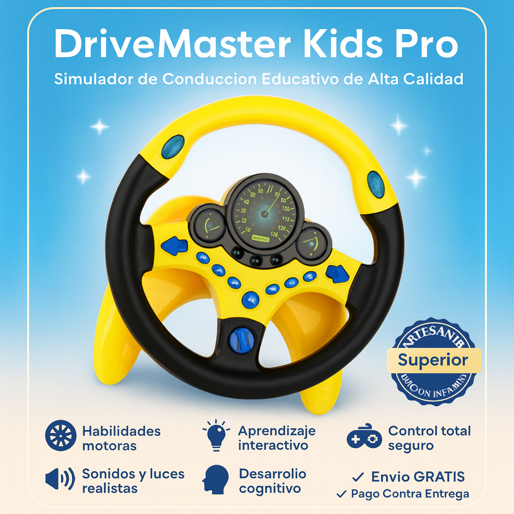 DriveMaster Kids Pro – Simulador de Conducción Educativo