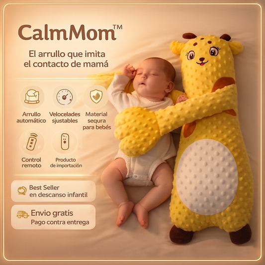 CalmMom™ – Peluche Arrullador Inteligente para Bebés