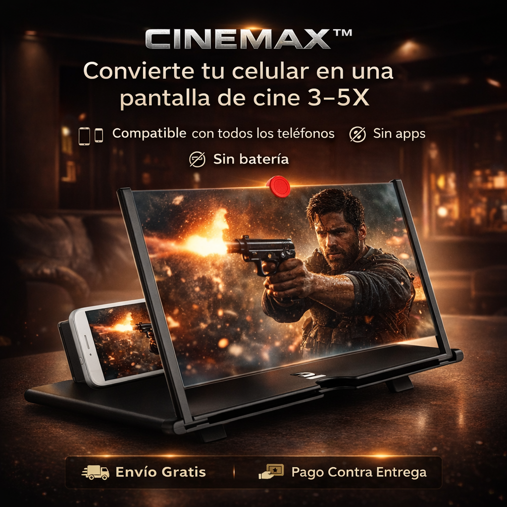 CineMax™ Screen Booster Amplificador de Pantalla
