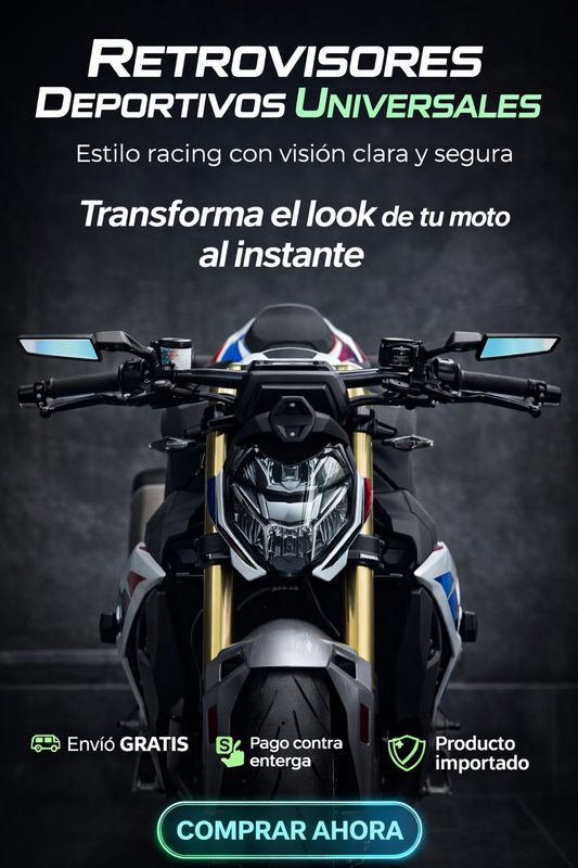 RETROVISORES DEPORTIVOS PARA MOTO