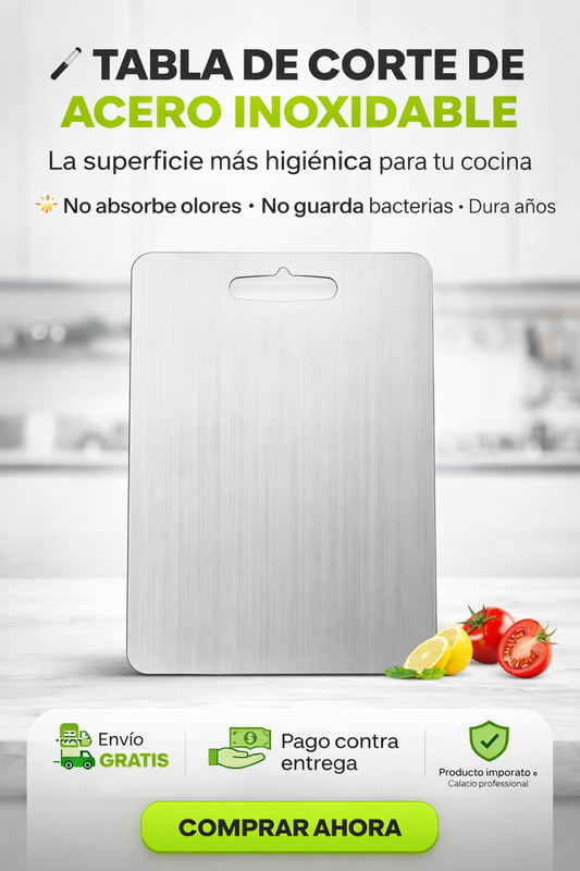 TABLA DE ACERO INOXIDABLE