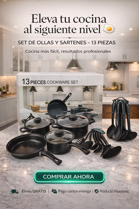 SET DE OLLAS x 13 PIEZAS