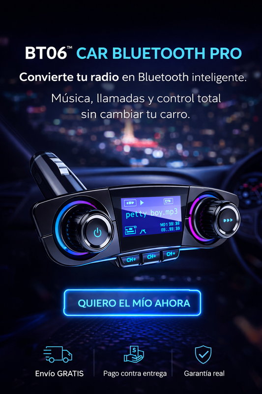 BT06™ Transmisor FM Bluetooth para Carro