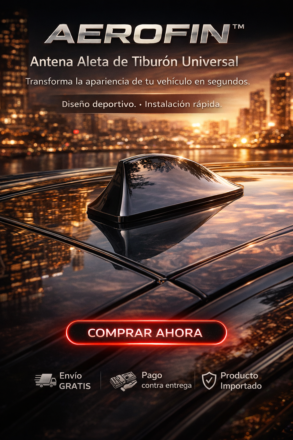 "AEROFIN"-"Antena Aleta de Tiburón Universal"