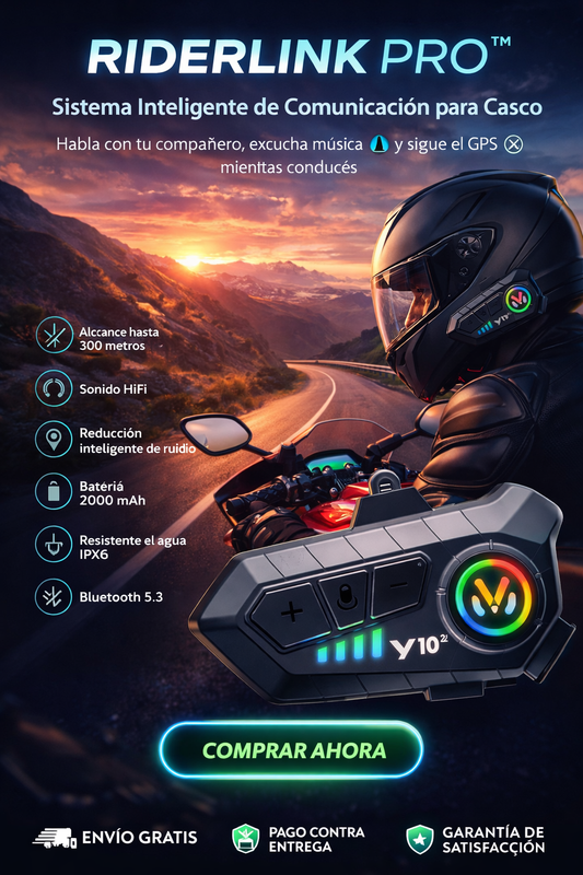 RIDERLINK PRO™ Intercomunicador para Casco