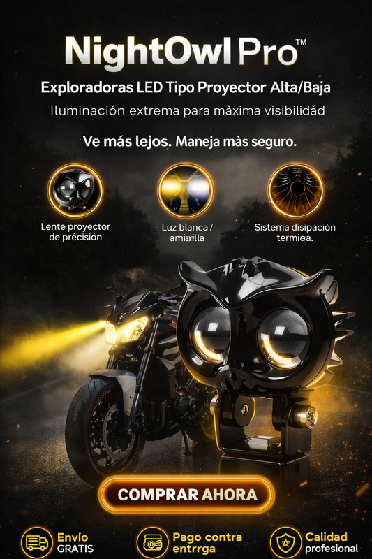 NightOwl Pro™ - Exploradoras LED Tipo Proyector Alta/Baja