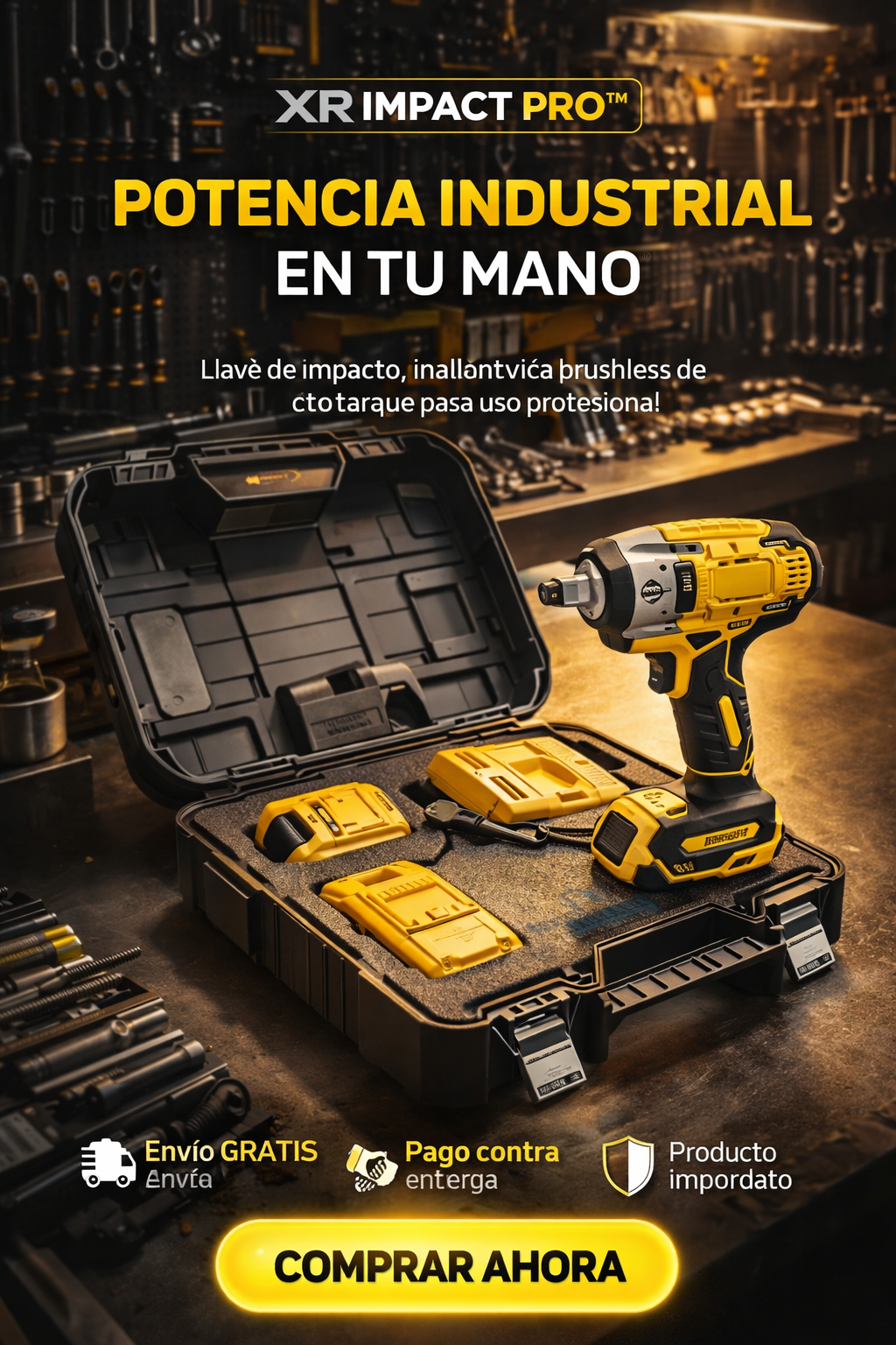 “XR IMPACT PRO™-“POTENCIA INDUSTRIAL EN TU MANO”