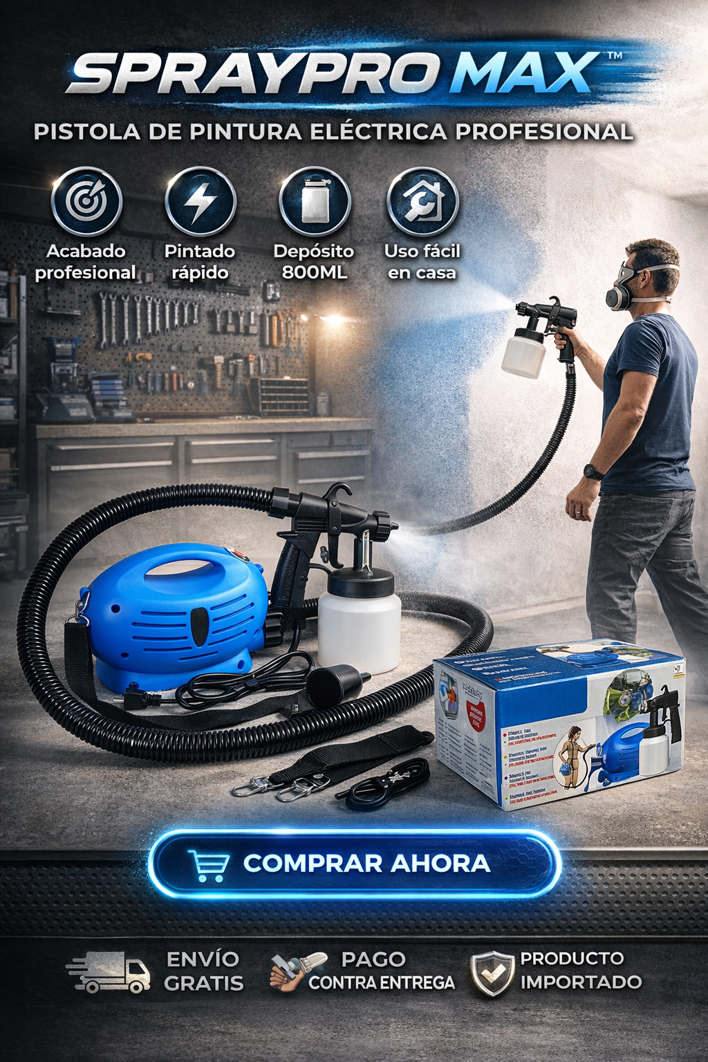 SPRAYPRO MAX™ ROCIADOR DE PINTURA