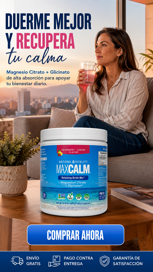 MAXCALM-Magnesio Citrato + Glicinato