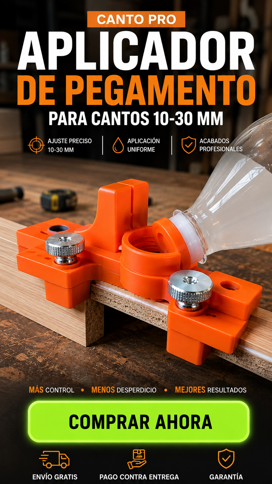 CantoFlow Pro-Aplica uniforme. Trabaja limpio