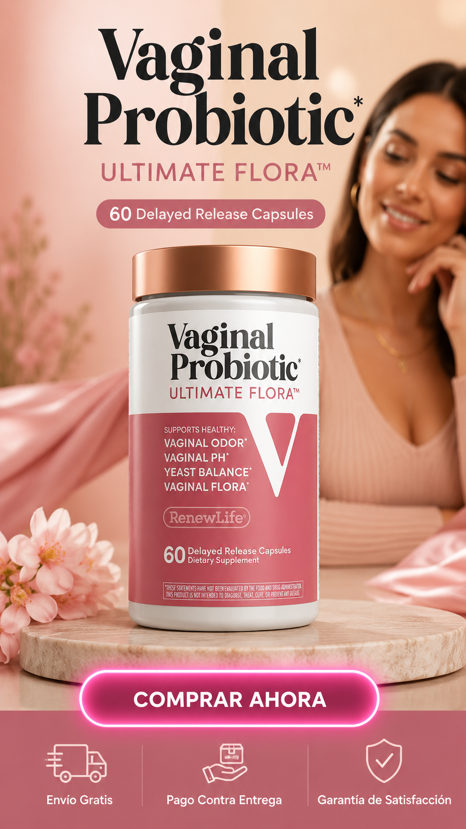 Vaginal Probiotic-Apoyo diario para una flora vaginal saludable