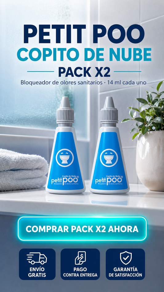 Petit Poo Copito de Nube-Bloquea los malos olores antes de que aparezcan.