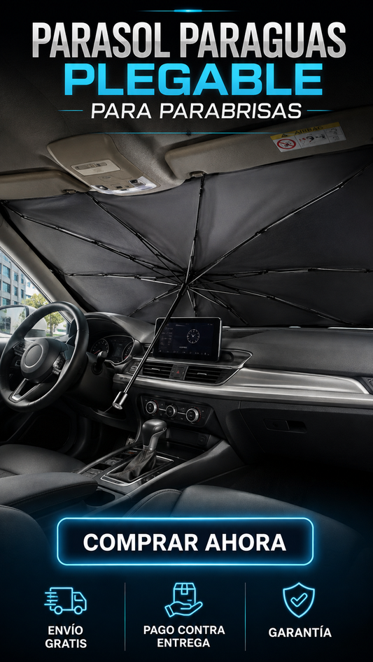 PARASOL PARA PARABRISAS-Protege el interior de tu carro.