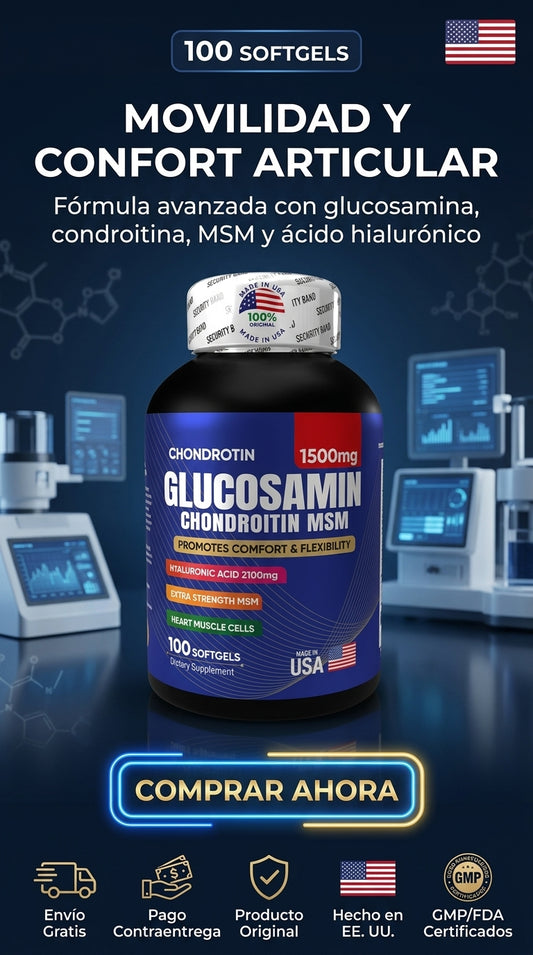 Glucosamin Chondroitin-“MOVILIDAD Y CONFORT ARTICULAR”