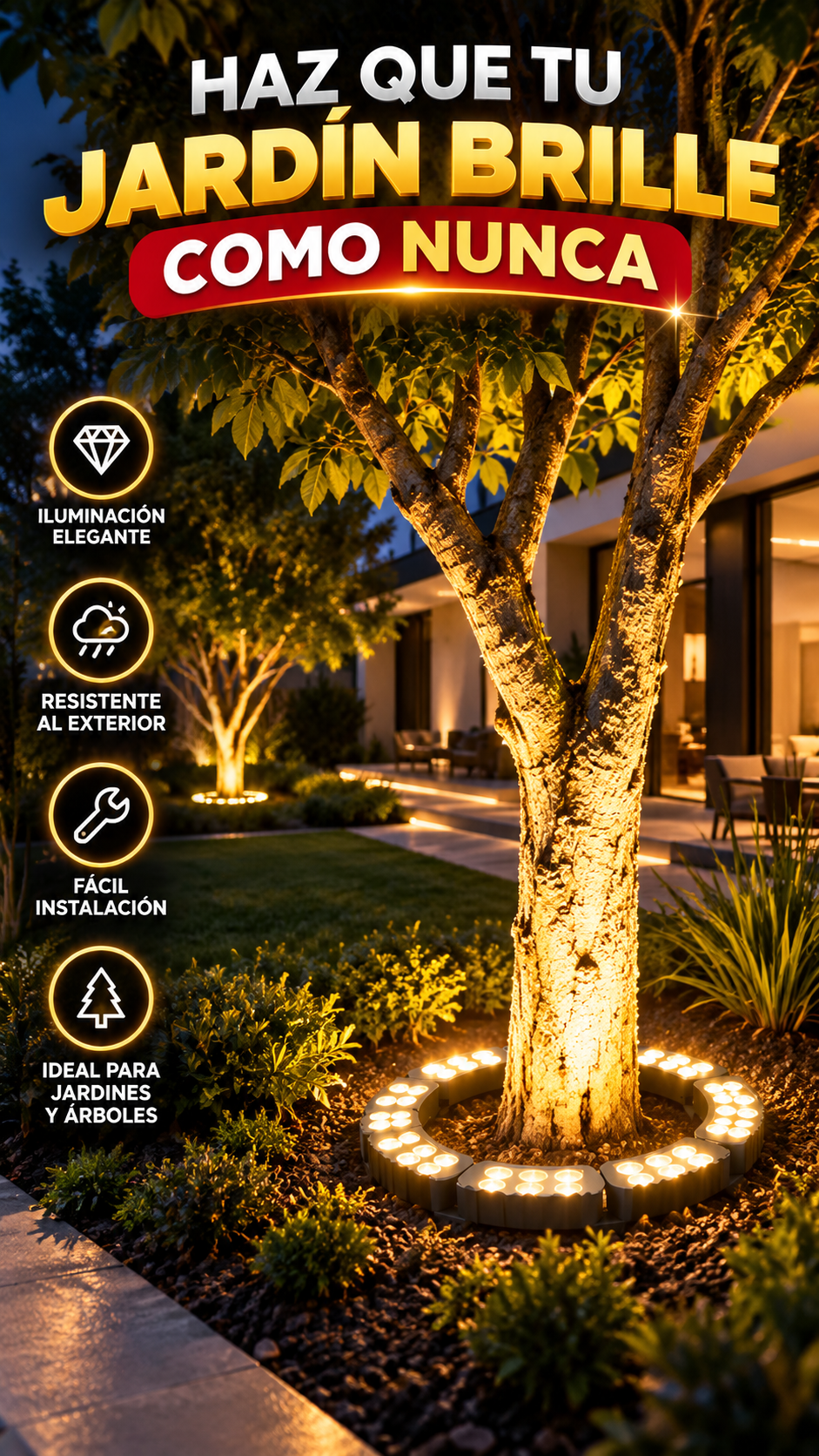 LuxeRing  —  Luz envolvente, elegancia natural.