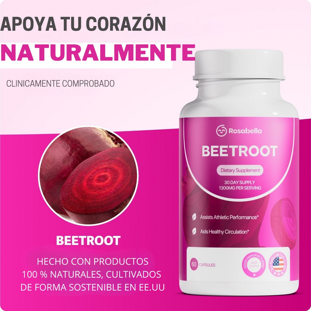 Beetroot Capsulas-Mejora tu circulación de forma natural💓