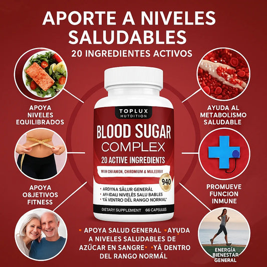 Blood Sugar Complex-Protege tu corazón mientras controlas tu glucosa❤️