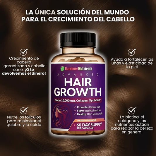 HAIR GROWTH-Logra un cabello de ensueño en los primeros 7 días🌟