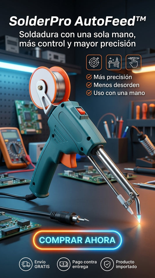 “SolderPro AutoFeed-“HERRAMIENTA PROFESIONAL DE SOLDADURA”