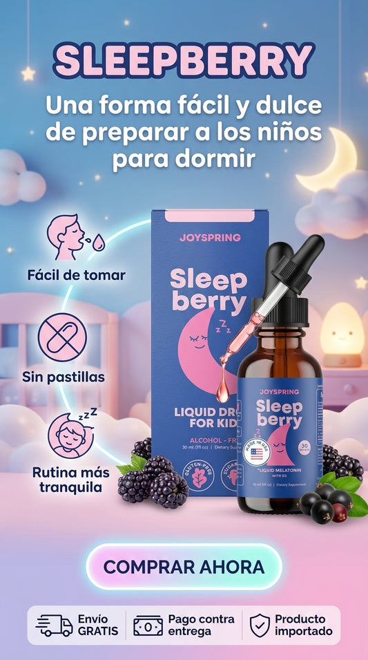 “SLEEPBERRY-“Una forma fácil y dulce de preparar el descanso de los niños”